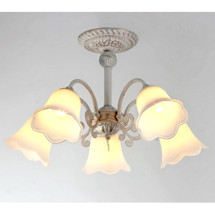 Люстра "Астрид" 5xE27x60Вт белый 50x50x25см.