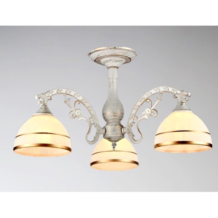 Люстра "Аэлита" 3xE27x60Вт белый 50x50x30см.