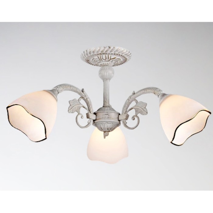 Люстра "Аэлла" 3xE27x60Вт белый 50x50x30см.