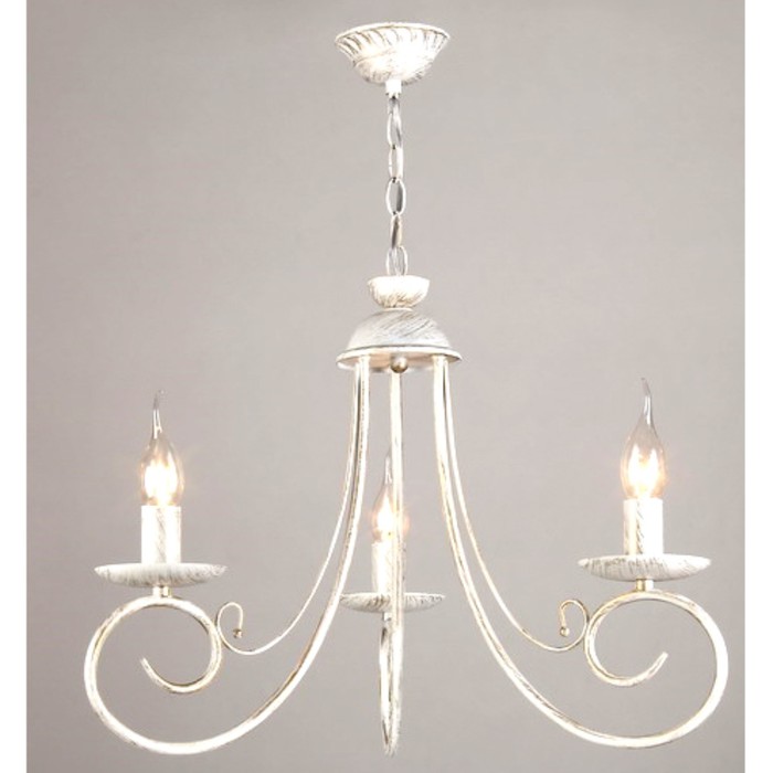 Люстра "Гелена" 3xE14x60Вт белый 40x40x70см.