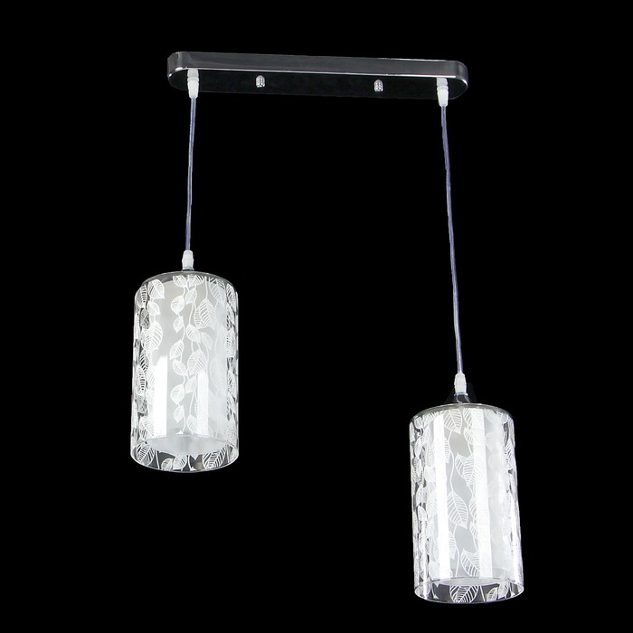Люстра "Дарина" 2xE27x60Вт хром 30x12x90см.