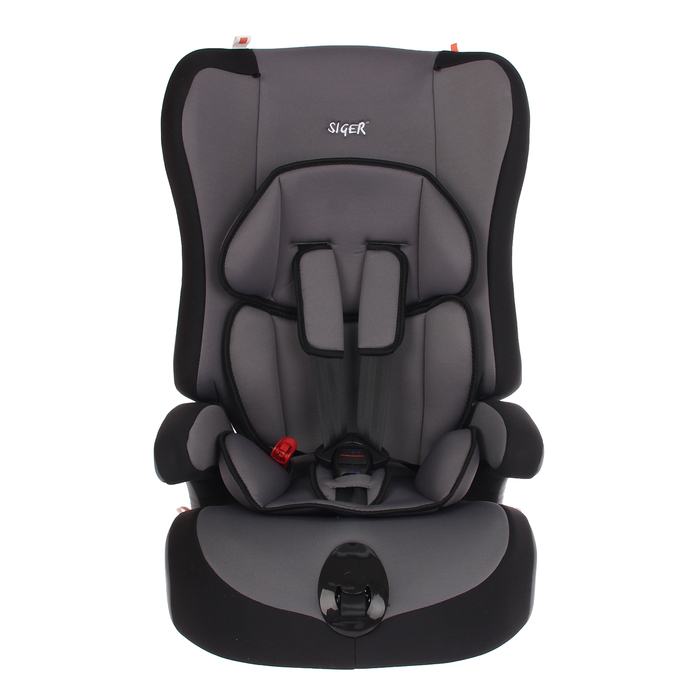 Автокресло-бустер «Прайм», группа 1-2-3, цвет серый