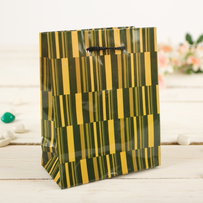 Пакет подарочный 12 х 5 х 15 см