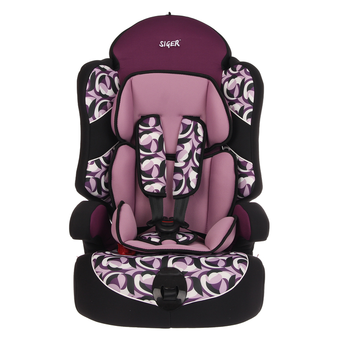 Автокресло-бустер «Драйв», группа 1-2-3, серия Siger Art, цвет абстракция