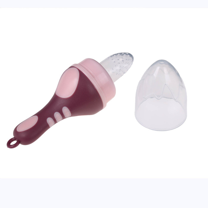 Изделие для прикорма с силиконовой сеточкой, цвет фиолетовый