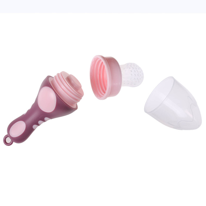 Изделие для прикорма с силиконовой сеточкой, цвет фиолетовый