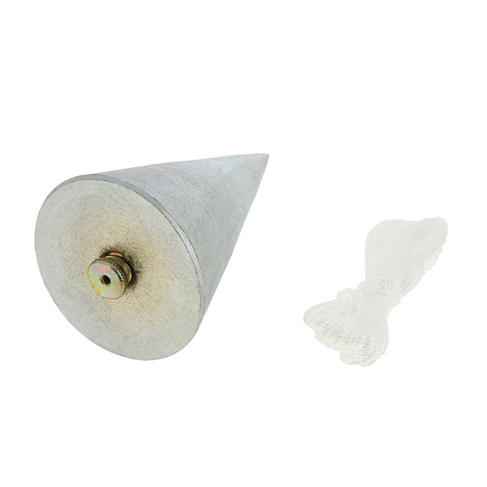 Отвес конусный MATRIX, 400 г, сталь, шнур 5 м