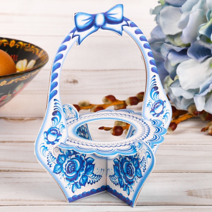 Подставка пасхальная на 1 яйцо "Корзинка"