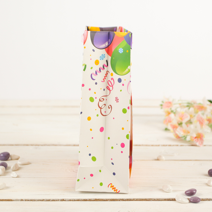 Пакет подарочный "Праздничный", 26 х 10 х 32 см