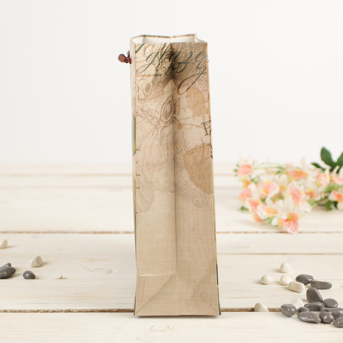 Пакет подарочный "Эйфелева башня", 20 х 8 х 25 см