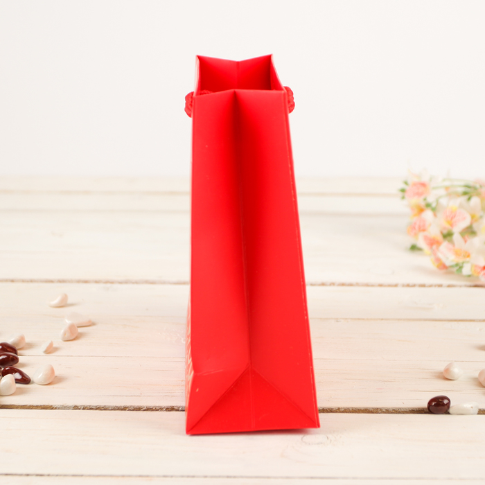 Пакет подарочный "Любовь", 14 х 7 х 15,5 см