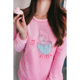 

Джемпер женский KAFTAN "Candy" пудра, р-р 46-48, 100% п/э, велсофт (чашка)
