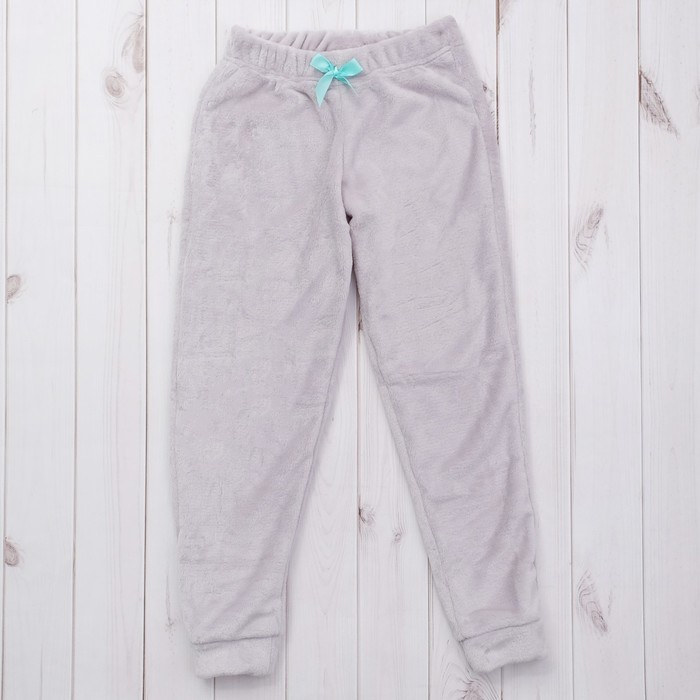 Брюки женские KAFTAN "Candy" сер, р-р 46-48, 100% п/э, велсофт