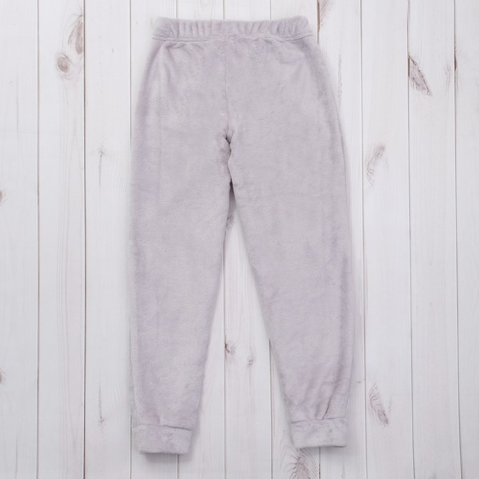 Брюки женские KAFTAN "Candy" сер, р-р 46-48, 100% п/э, велсофт