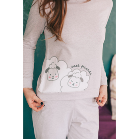 

Джемпер женский KAFTAN "Friends" меланж, р-р 46-48, 100% хлопок