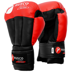 Перчатки для рукопашного боя RUSCO SPORT  8 Oz цвет красный