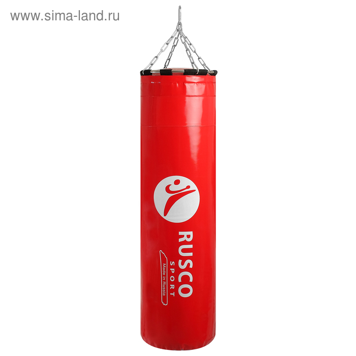Боксёрский мешок BOXER, вес 35 кг, на ленте ременной, цвет красный мешок боксёрский boxer вес 25 кг 90 см d 35