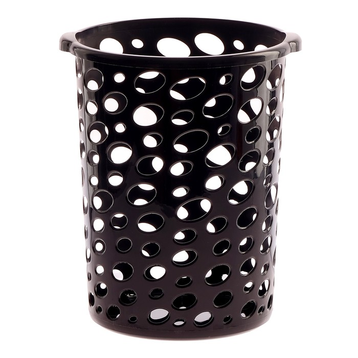 Корзина для мусора "Сорренто" 12 л, цвет чёрный