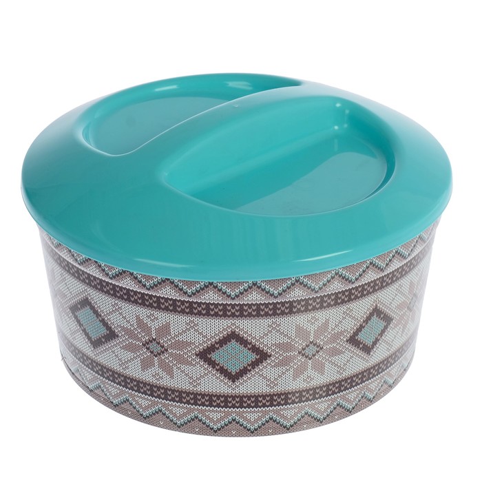 Короб для хранения круглый "Лапландия"