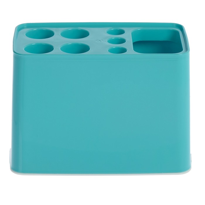 Подставка для зубных щёток "Дебют", цвет бирюзовый