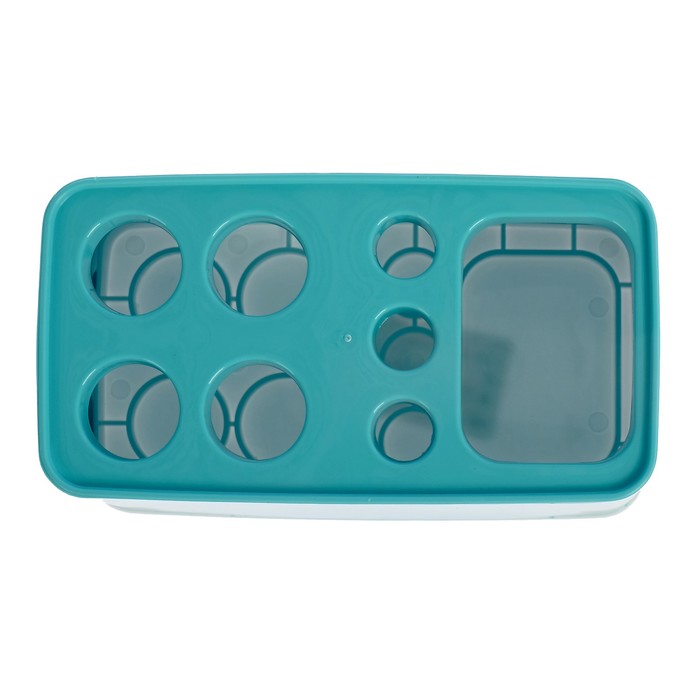 Подставка для зубных щёток "Дебют", цвет бирюзовый