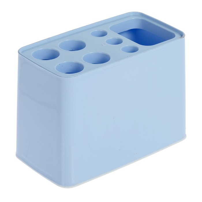 Подставка для зубных щёток "Дебют", цвет голубой