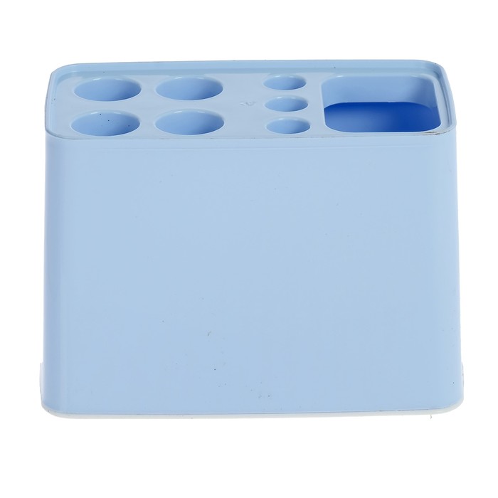 Подставка для зубных щёток "Дебют", цвет голубой