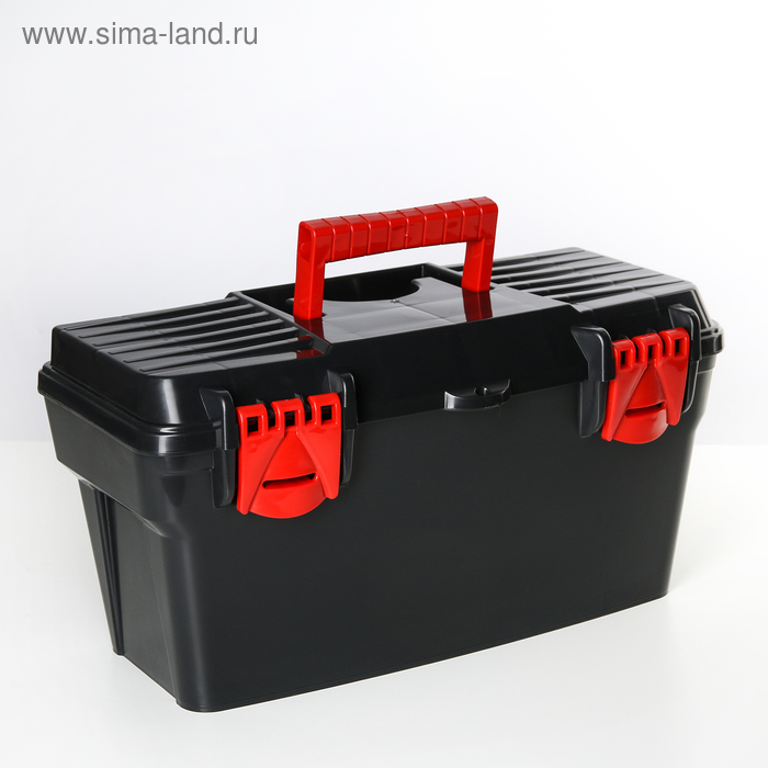 Ящик для инструментов 41,5×21×21 см, цвет МИКС