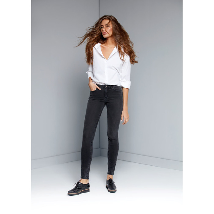 Джинсы женские CELG 2992/4937, цвет тёмно-серый, р-р 48 (102), рост 170