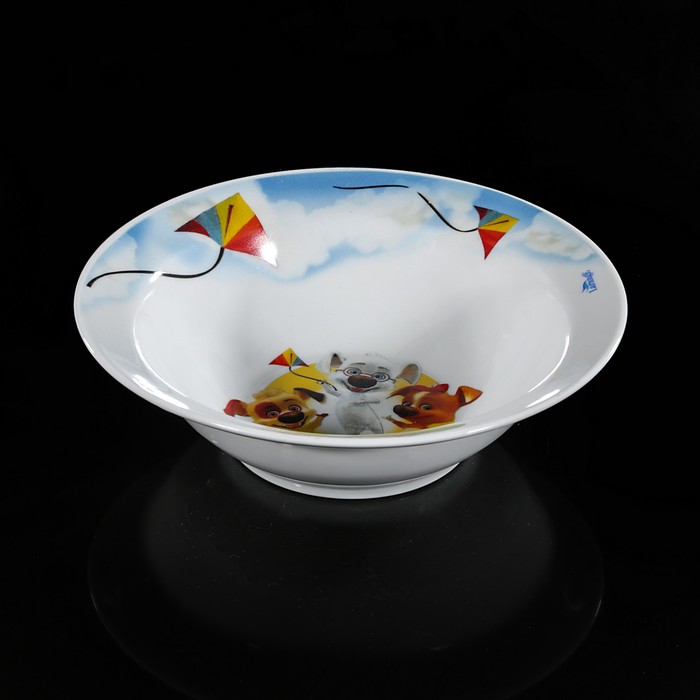 Миска 17,5 см "Озорная семейка на скейте", 400 мл