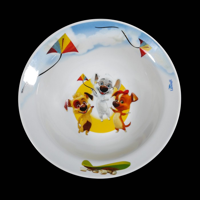 Миска 17,5 см "Озорная семейка на скейте", 400 мл