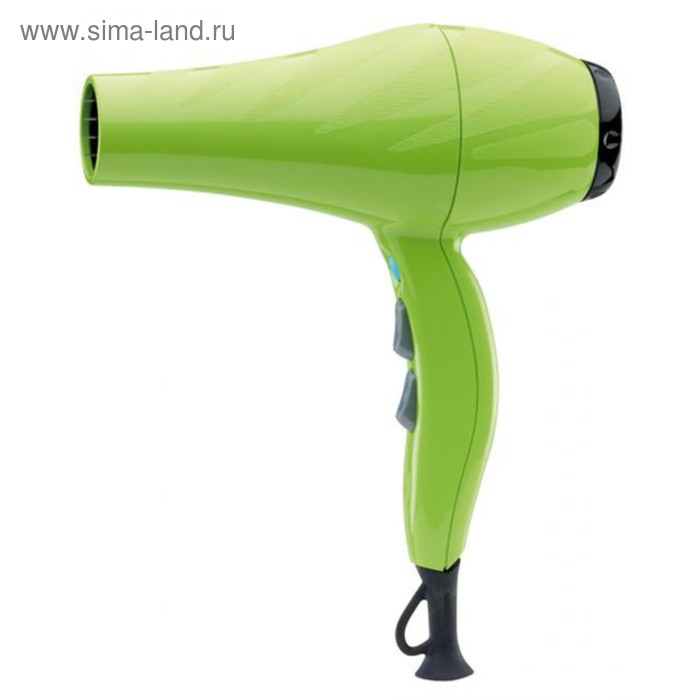 

Фен Gamma PIU-098 6000, 2000 Вт, 3 температурных режима, зеленый
