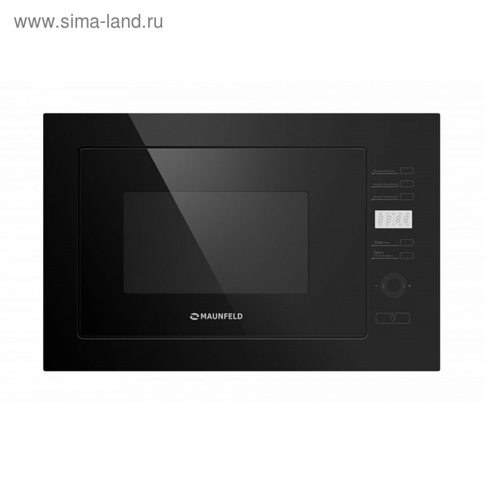 Встраиваемая микроволновая печь Maunfeld MBMO.25.7GB, 25 л , черное стекло