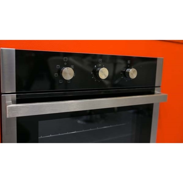 Духовой шкаф Maunfeld MEOF.676S2, 67 л, электрический, чёрный/серебристый