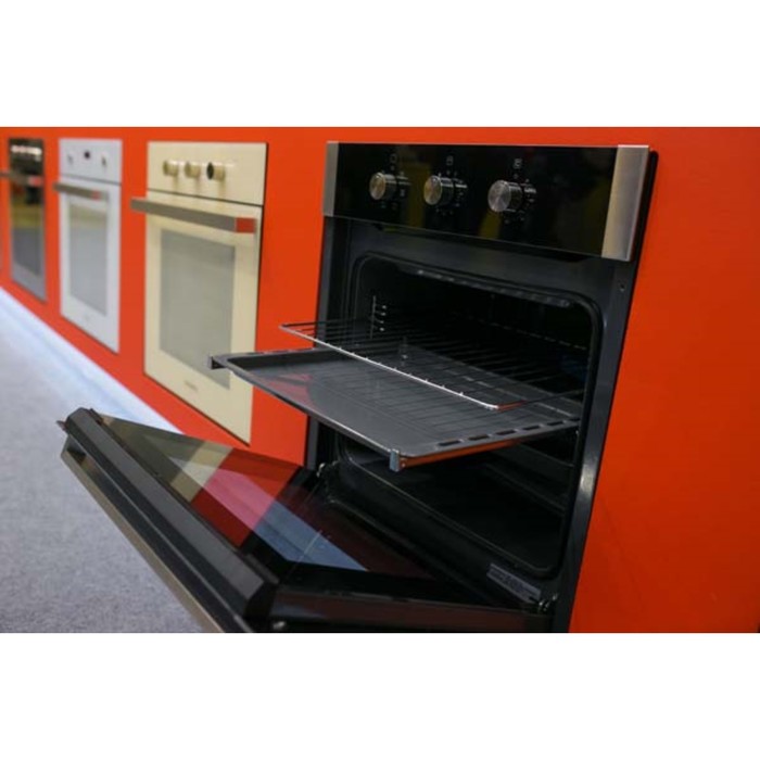 Духовой шкаф Maunfeld MEOF.676S2, 67 л, электрический, чёрный/серебристый