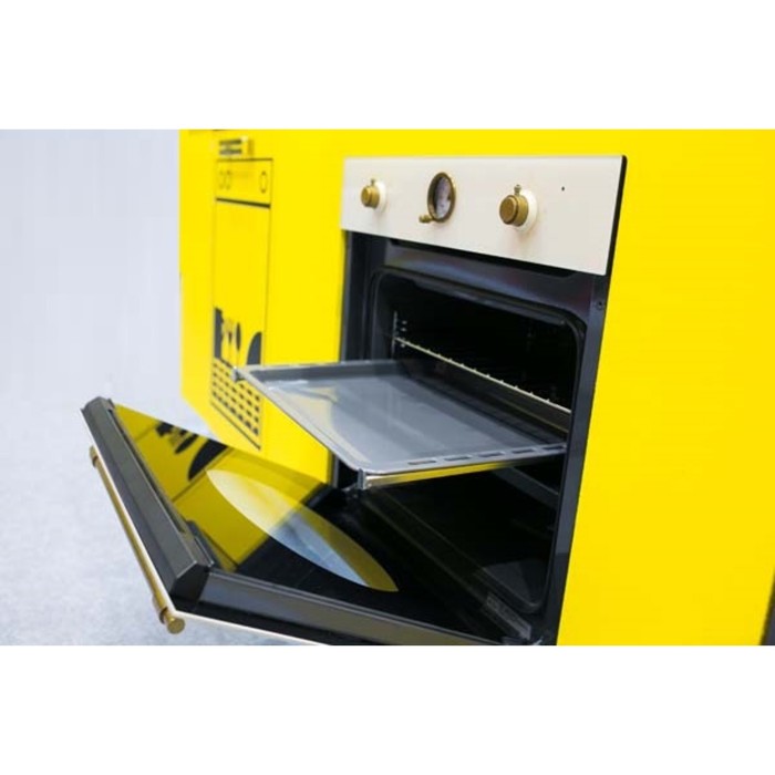 Духовой шкаф Maunfeld MEOFG.676RIB.TR, 67 л, электрический, бежевый