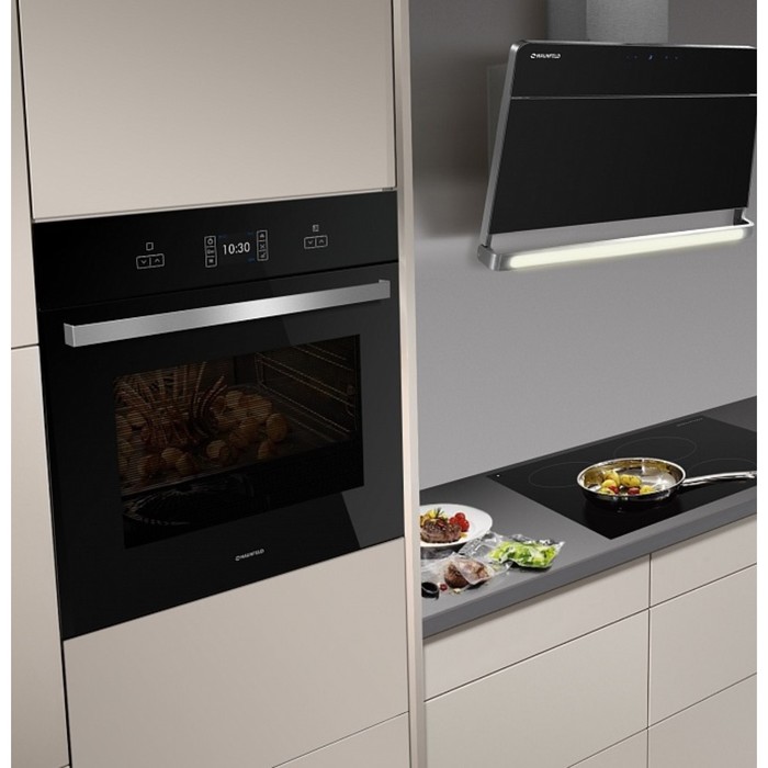 Духовой шкаф Maunfeld MEOH.6711B, 67 л, электрический, чёрный