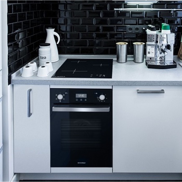 Духовой шкаф Maunfeld MEOXS.436BL, 43 л, электрический, чёрный