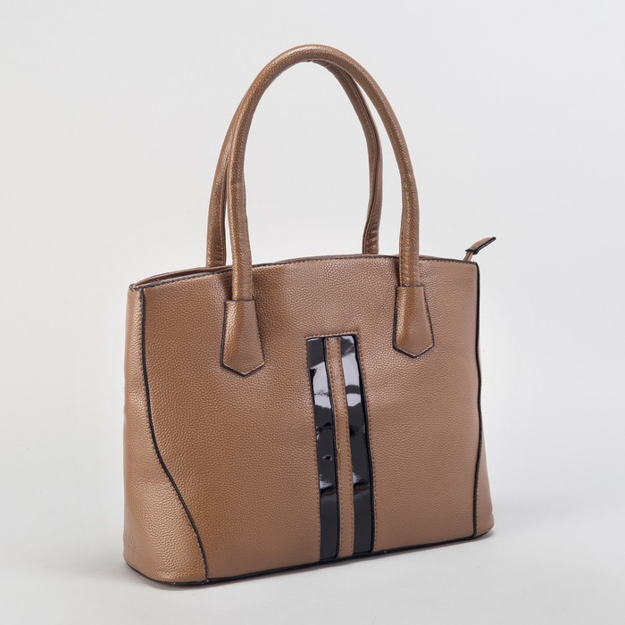 Сумка женская, отдел с перегородкой на молнии, наружный карман, цвет хаки