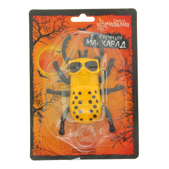 Липучка "Жук стригун" сползает по стеклу,