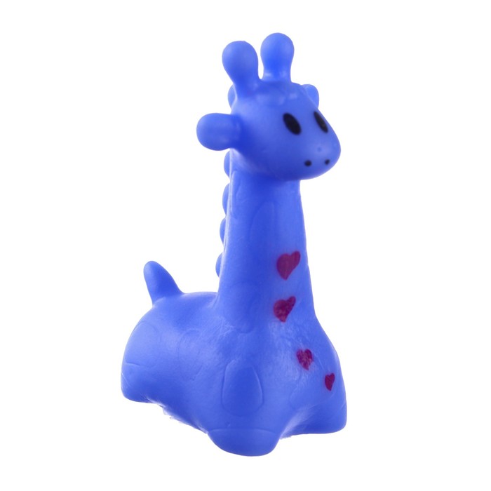 Резиновая игрушка для игры в ванной Жирафик, цвет МИКС