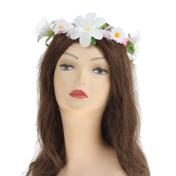 Гавайский светящийся венок "Невеста"