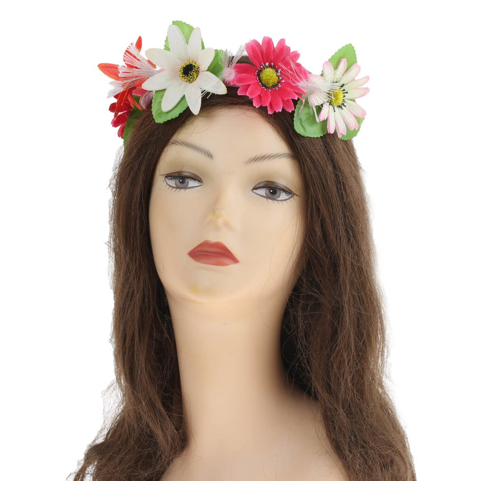 Гавайский светящийся венок "Герберы"