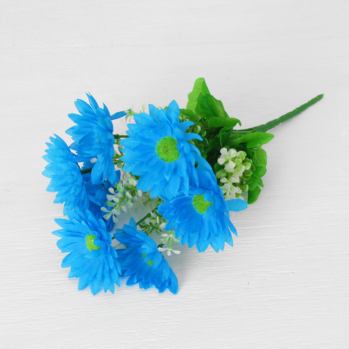 Букет "Астры с белыми цветочками" 27 см, микс