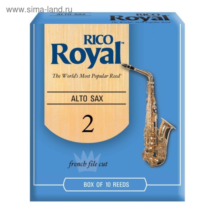 Трости Rico RJB1020 Rico Royal  для саксофона альт, размер 2.0, 10шт в упаковке