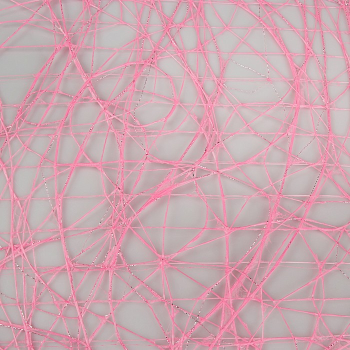Сетка сизаль металлизированная, BOZA, розовый, 0,53 x 4,57 м