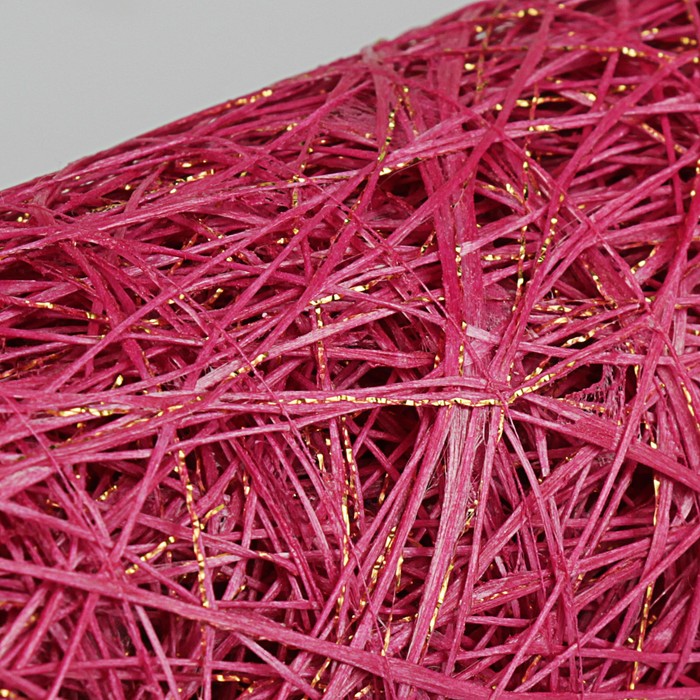 Сетка сизаль металлизированная, BOZA, винный, 0,53 x 4,57 м