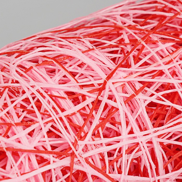 Сетка сизаль двухцветная, BOZA, красно-розовый, 0,53 x 4,57 м