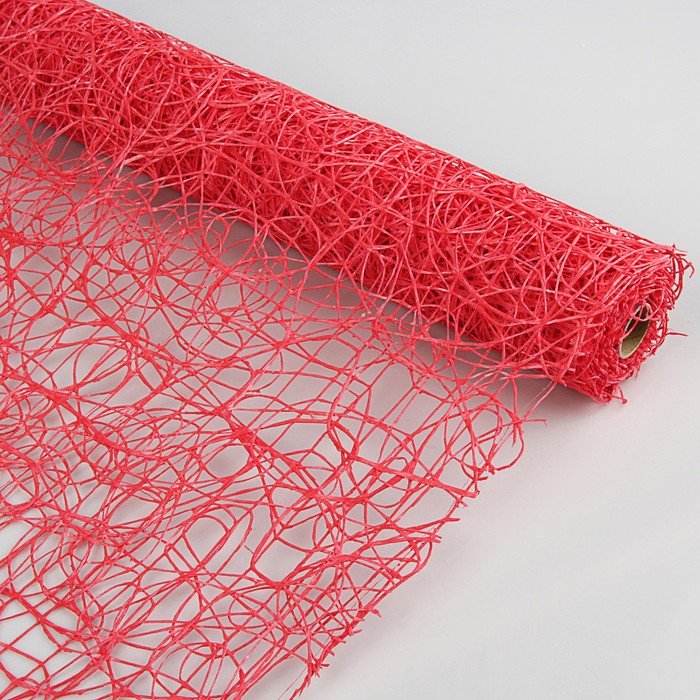 Сетка сизаль премиум, BOZA, красный, 0,53 x 4,57 м