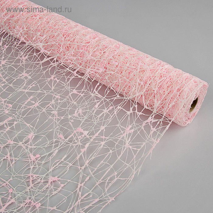 Сетка сизаль «Cнег», BOZA, светло-розовый, 0,53 x 4,57 м